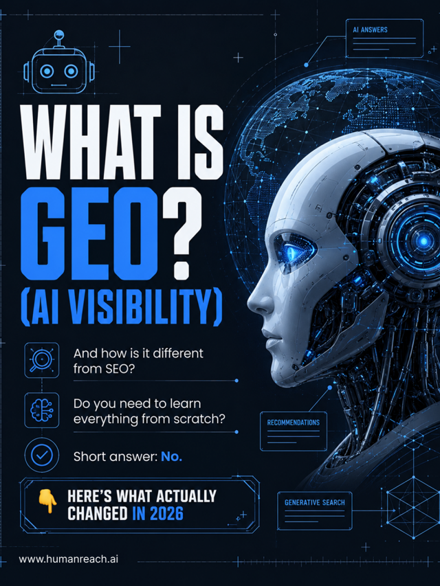 Stories 6 What Is GEO and How Is It Different From SEO? Do I Need to Learn Everything From Scratch?
